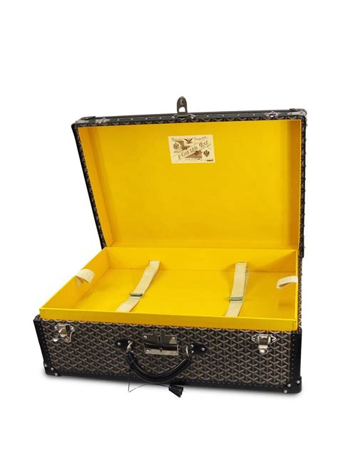 goyard antique trunks|pre owned goyard bags.